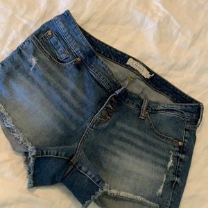 Torrid denim cut off shorts